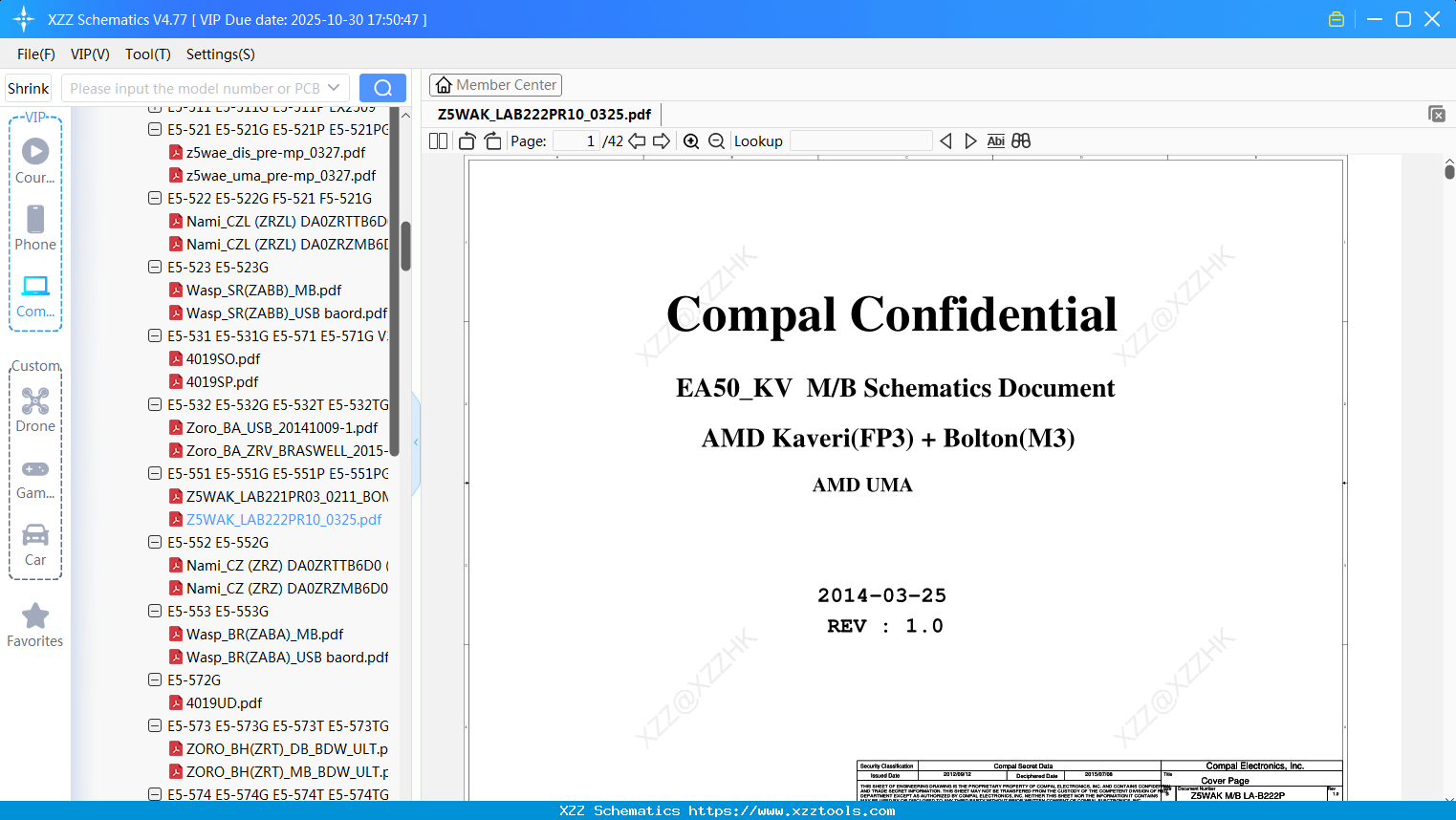 Laptop ACER Z5WAK_LAB222PR10_0325